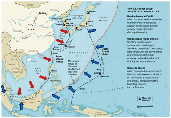 Simultaneous Application of Anti-Access/Area Denial Keeps US Out, China In(Image from Global Balita)