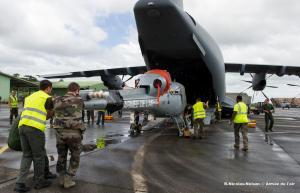 A400M Unloading a Fennec Helicopter(Photo by French Air Force)